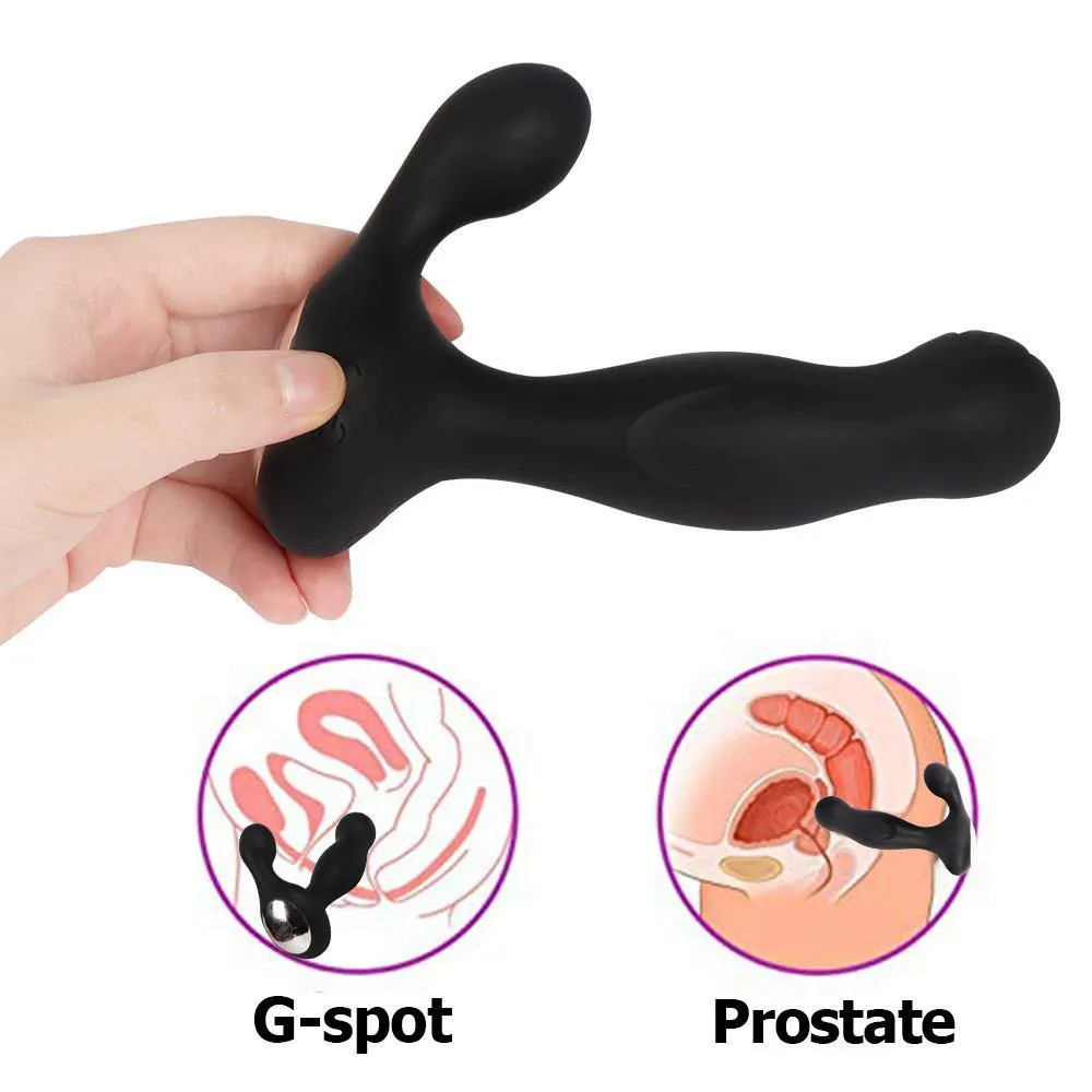 10 Modes Remote Control G-Spot Vibrator Male Prostate Massager