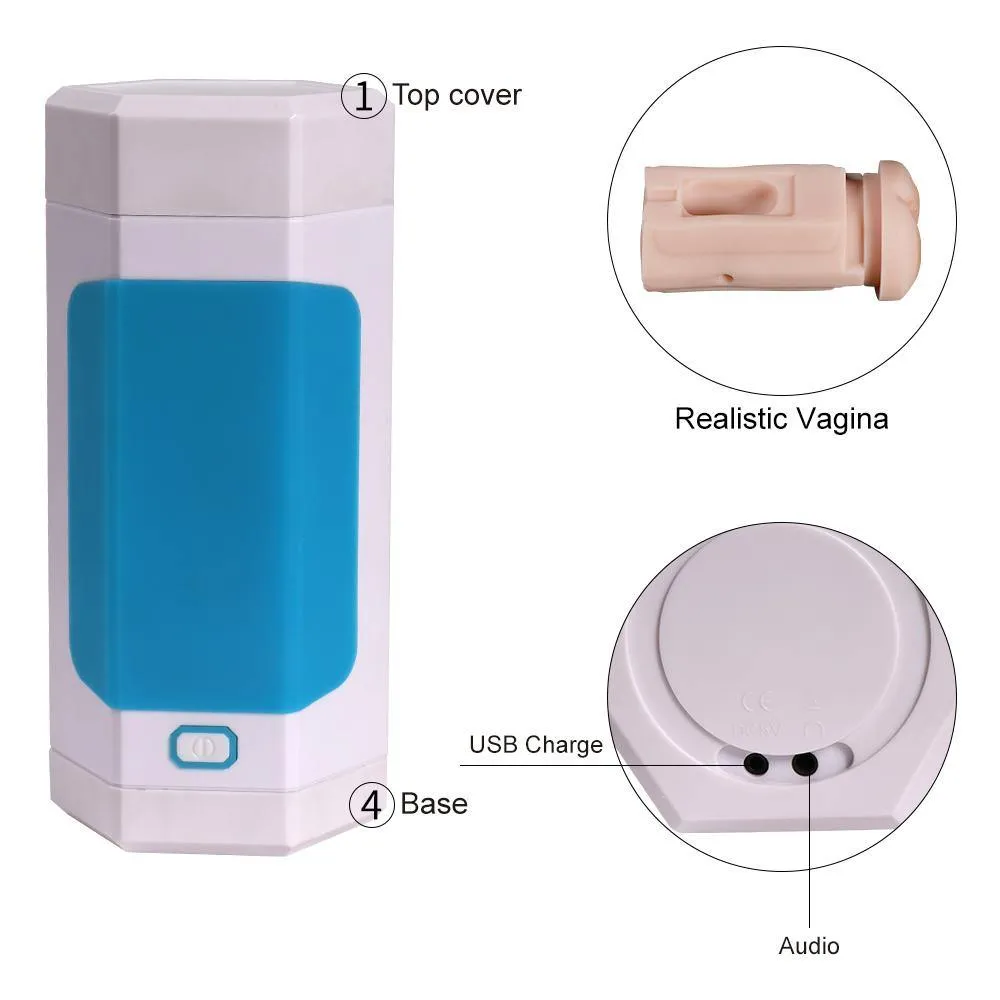 10 Vibration Modes Masturbator Cup
