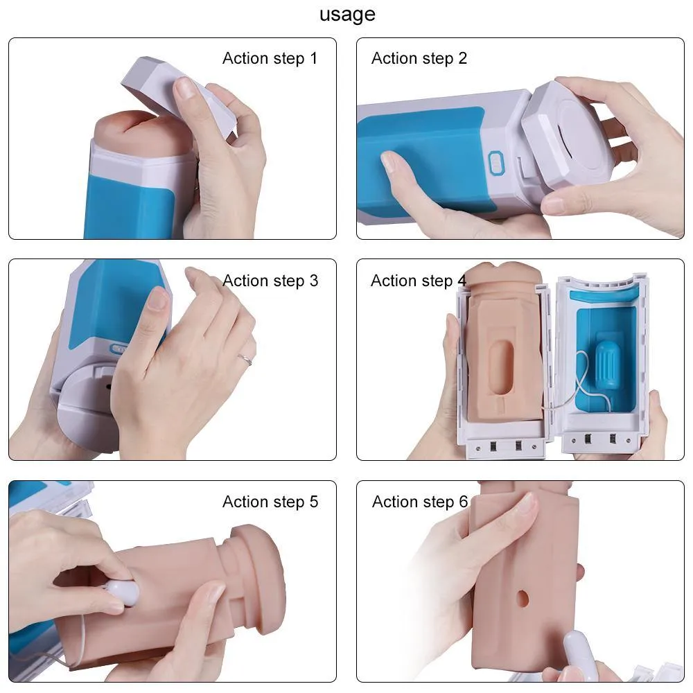 10 Vibration Modes Masturbator Cup
