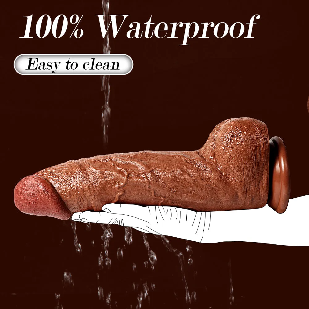 13-Inch Length 3-Inch Diameter Huge Thick Realistic Dildo