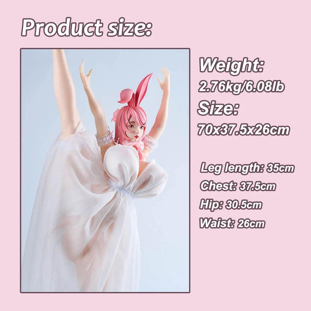 2.0 Color Bunny: Anime Sex Doll Figure Hentai Fantasy
