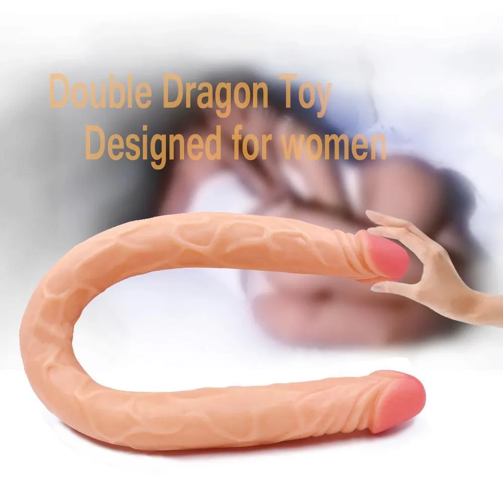 21.56 Inch Super Long Double Ended Dildo Vaginal Anal Play Double Head Dildo for Women Lesbian Couples