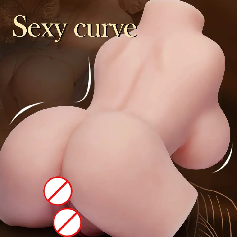 4kg Half Body Sex Doll For Men in Pakistan 2 Entrances Breast With Pussy & Anal Solid Silicone Doll