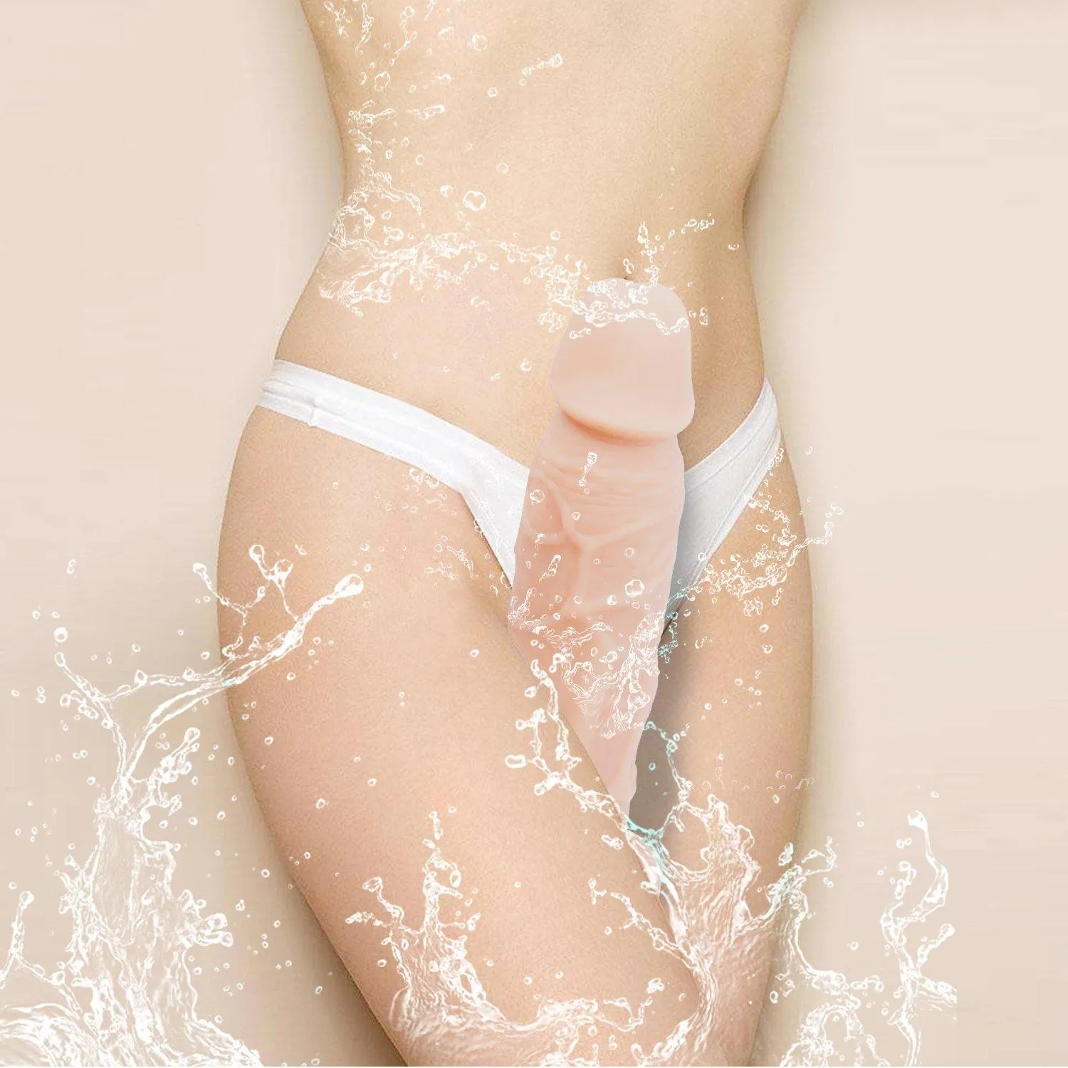 7.1 inch Silicone Realistic Dildo Ultra-Soft Huge Dildos