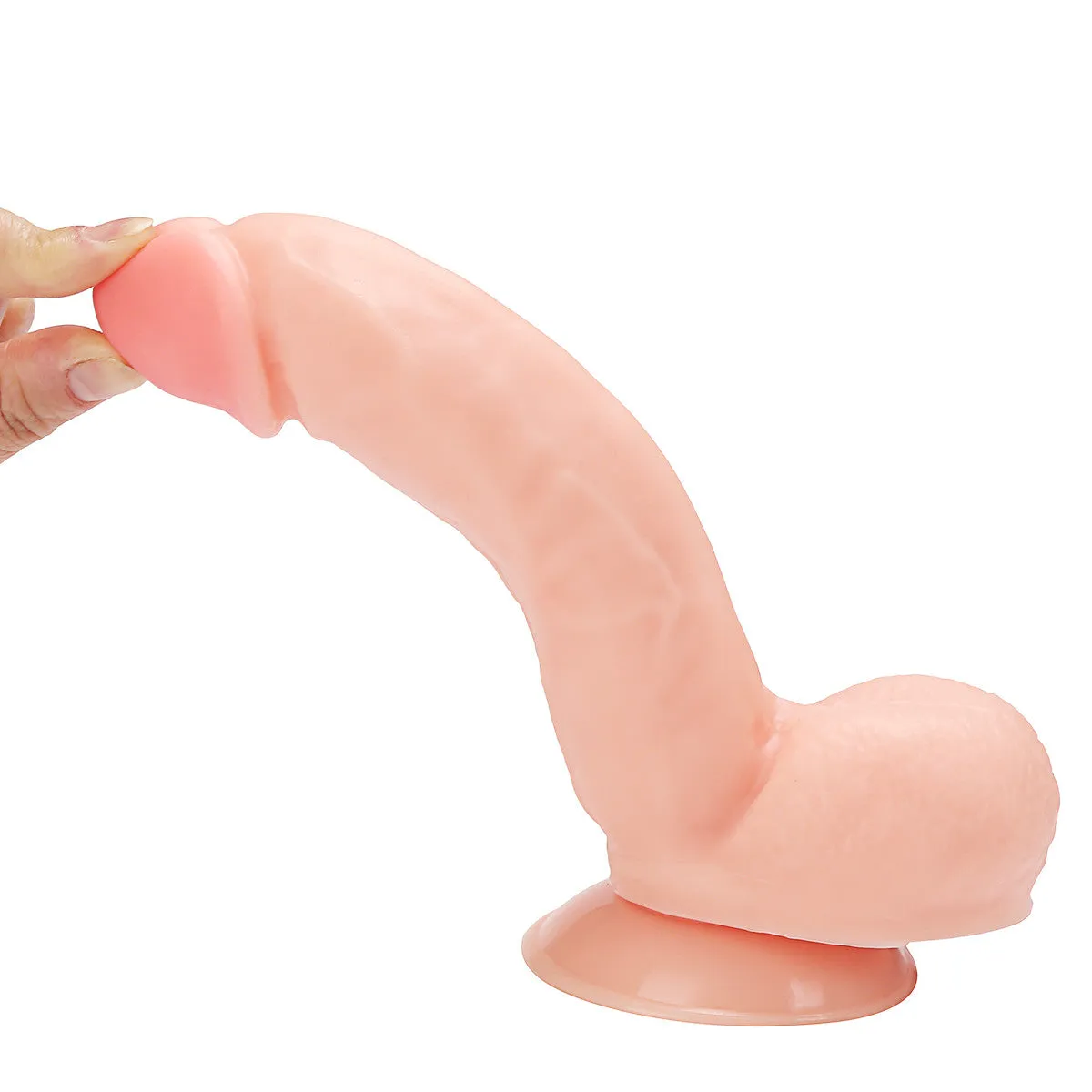 8.27 Inches Super Realistic Dildo Penis Cock Thick Dildo Sex Toys with Suction Cup Huge Anal Dildos for Women Gay Anal Play In Pakistan
