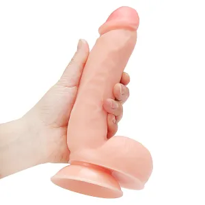 8.27 Inches Super Realistic Dildo Penis Cock Thick Dildo Sex Toys with Suction Cup Huge Anal Dildos for Women Gay Anal Play In Pakistan