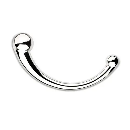 9-inch Njoy Stainless Steel Silver Wand Multi-purpose Dildo