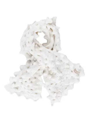 ALVEOLE - Fancy Knit Scarf (IVORY)