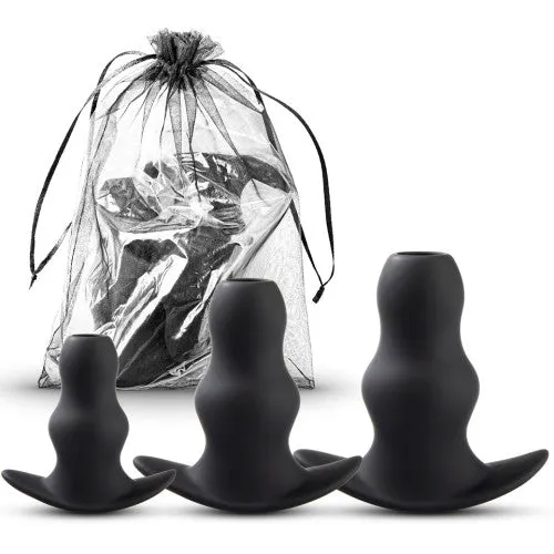 ANALXSTASY Open Wide Tunnel Plug SET of THREE