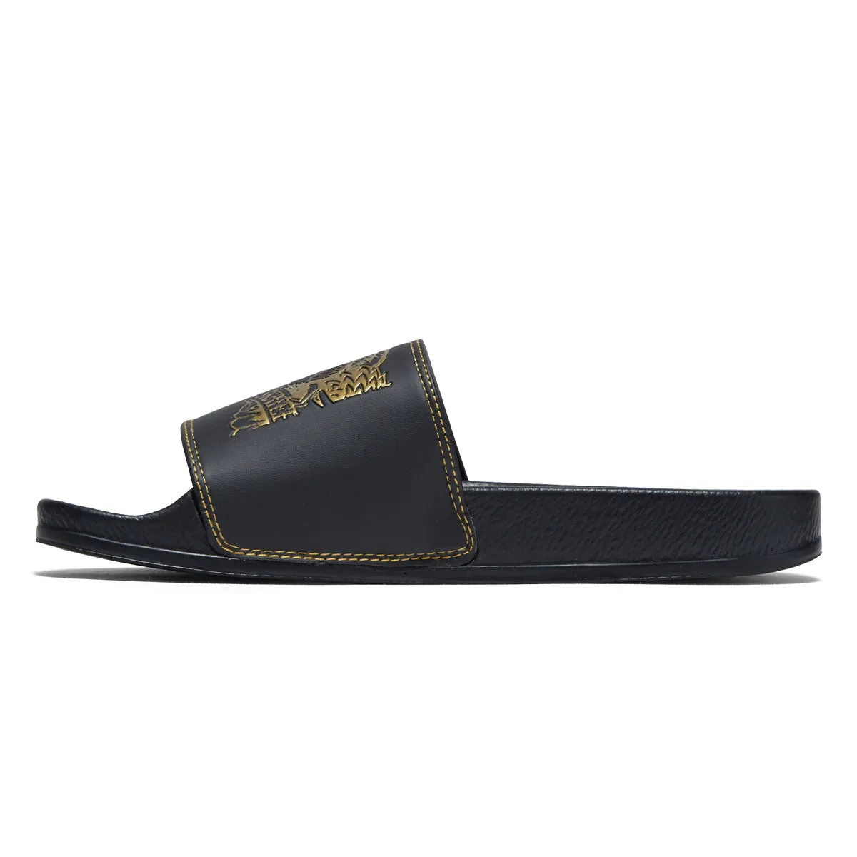 Anti-Hero Basic Eagle Slide Shoes - Black/Gold