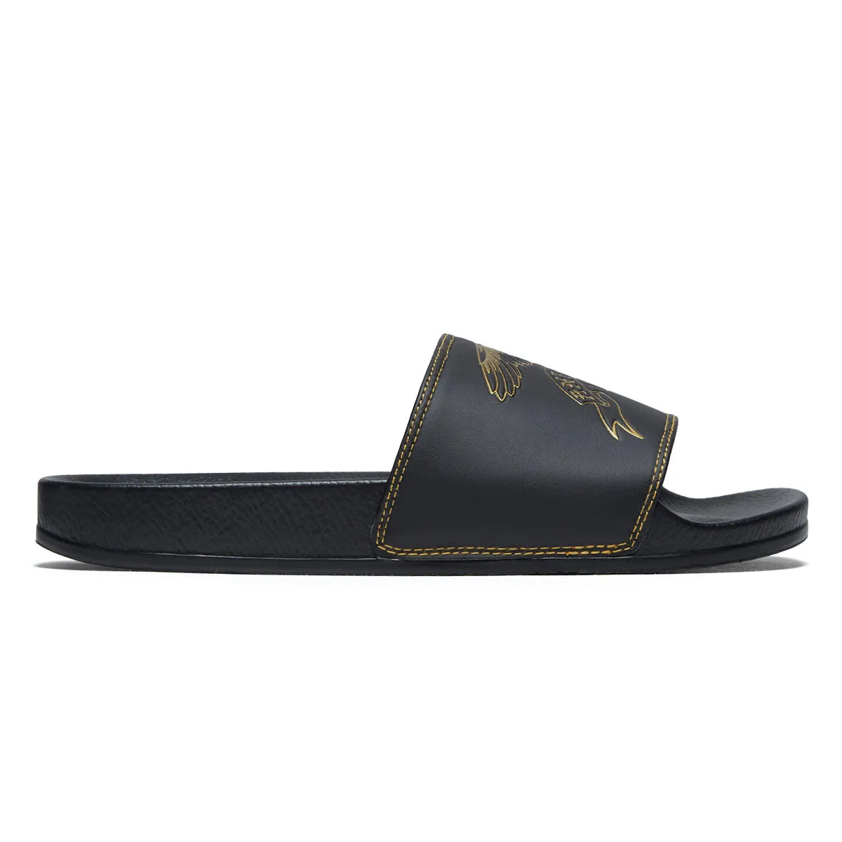 Anti-Hero Basic Eagle Slide Shoes - Black/Gold