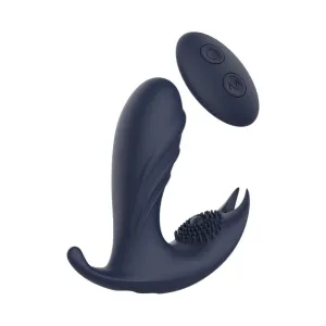 Aparat de masaj DREAMTOYS Startroopers Atomic. pentru stimulare anală. punctul P și perineu. 10 funcții de vibrație. albastru