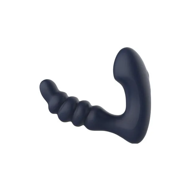 Aparat de masaj DREAMTOYS Startroopers Voyager. pentru stimulare anală și punctul P. 7 funcții de vibrație. albastru
