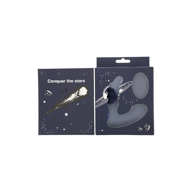 Aparat de masaj DREAMTOYS Startroopers Voyager. pentru stimulare anală și punctul P. 7 funcții de vibrație. albastru