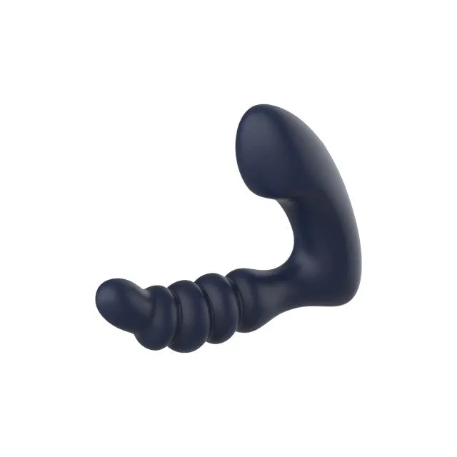 Aparat de masaj DREAMTOYS Startroopers Voyager. pentru stimulare anală și punctul P. 7 funcții de vibrație. albastru