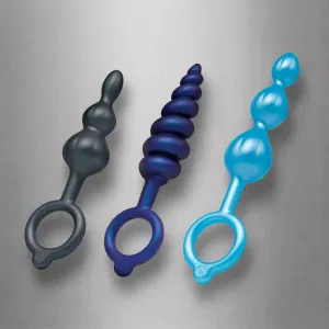 b-Vibe Beaded Butties 3 Piece Anal Plug Set