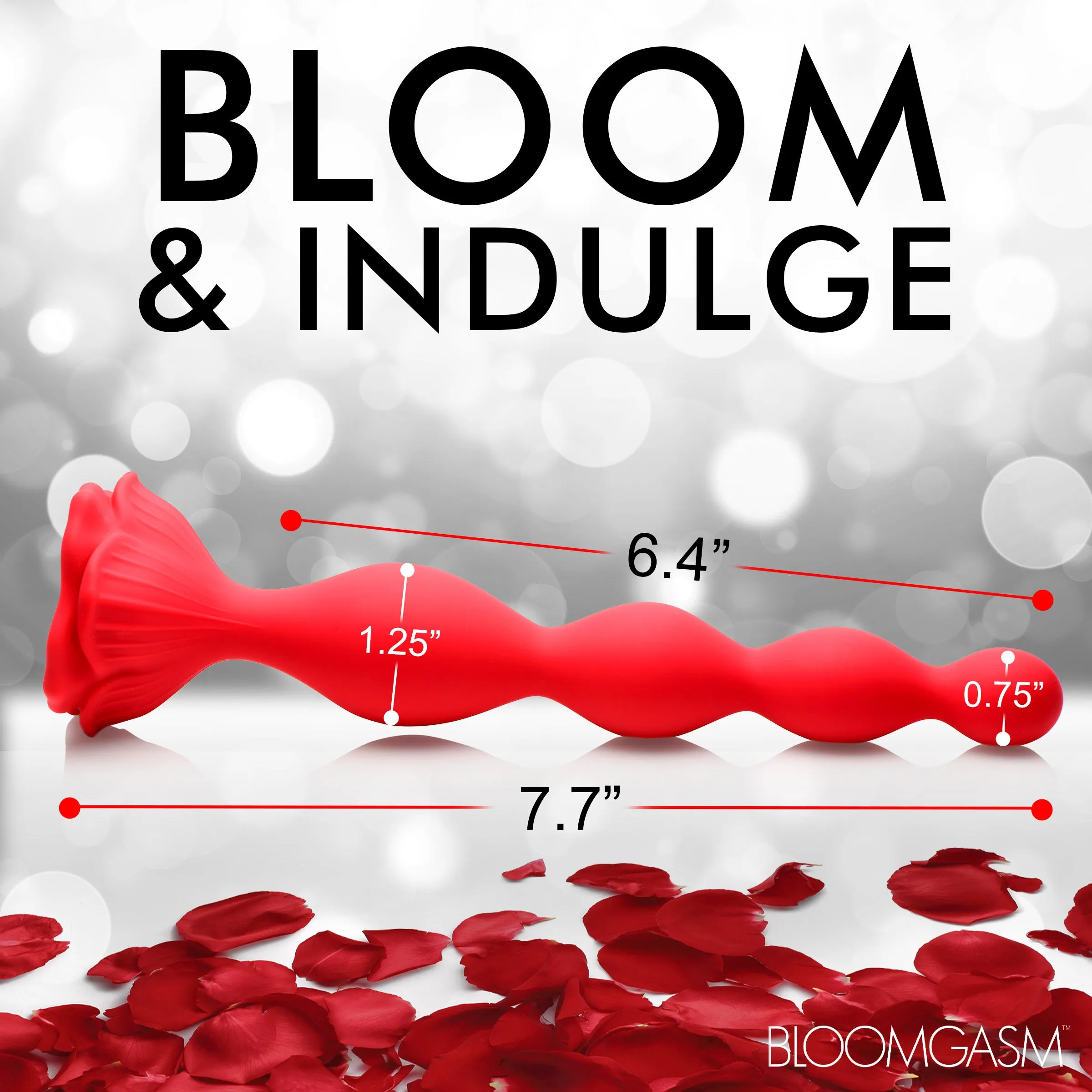 Beaded Bloom Rose Vibrator