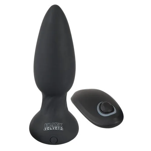 Black Velvets Remote Controlled Rotating Butt Plug 14cm