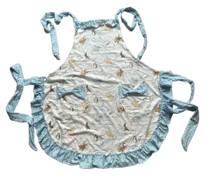 Blue Good Night Bear Mommy Style Apron