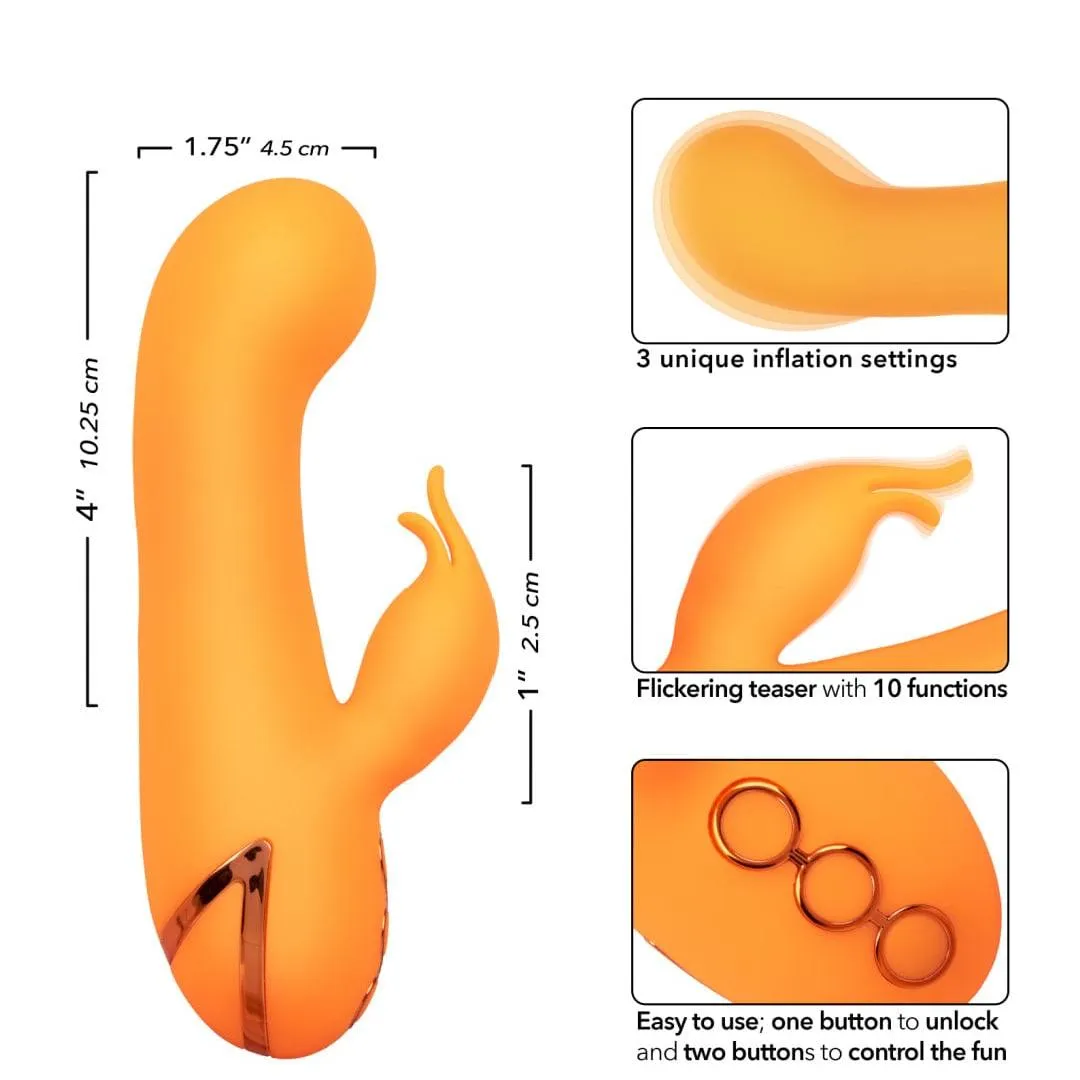 California Dreaming Monticeto Muse Inflatable G-Spot Rabbit - Orange