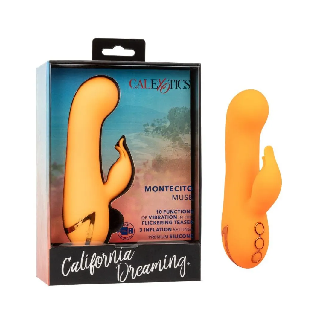 California Dreaming Monticeto Muse Inflatable G-Spot Rabbit - Orange