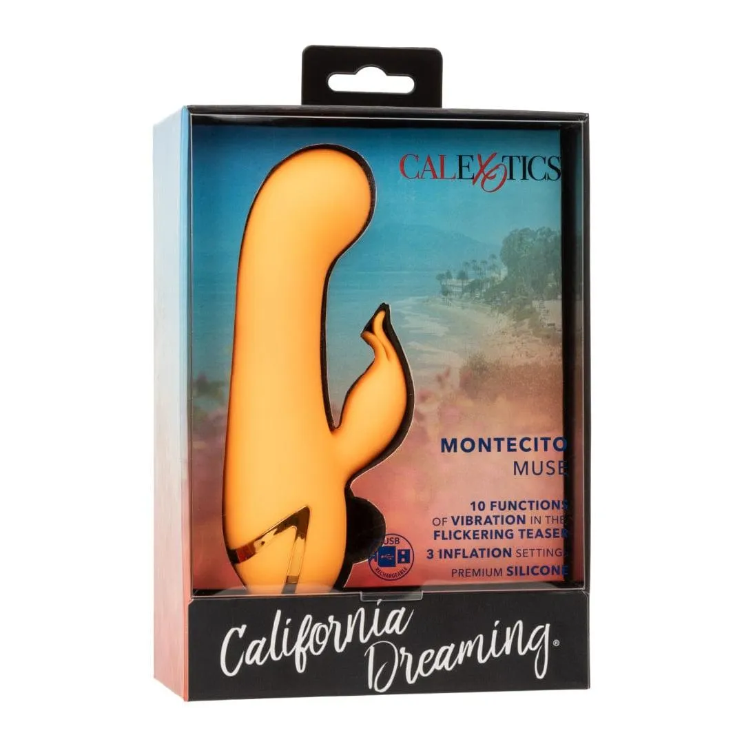 California Dreaming Monticeto Muse Inflatable G-Spot Rabbit - Orange