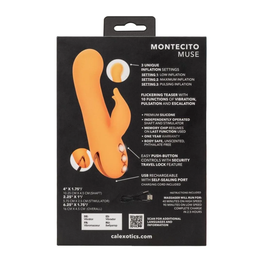 California Dreaming Monticeto Muse Inflatable G-Spot Rabbit - Orange
