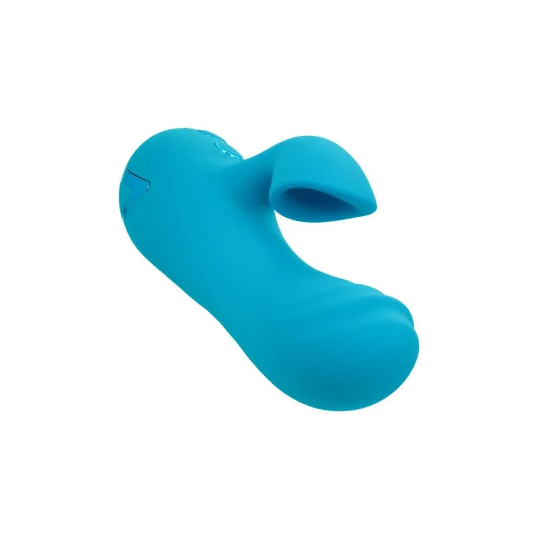 California Dreaming Sunset Beach Seducer Clit Sucking Mini Rabbit Vibrator - Blue