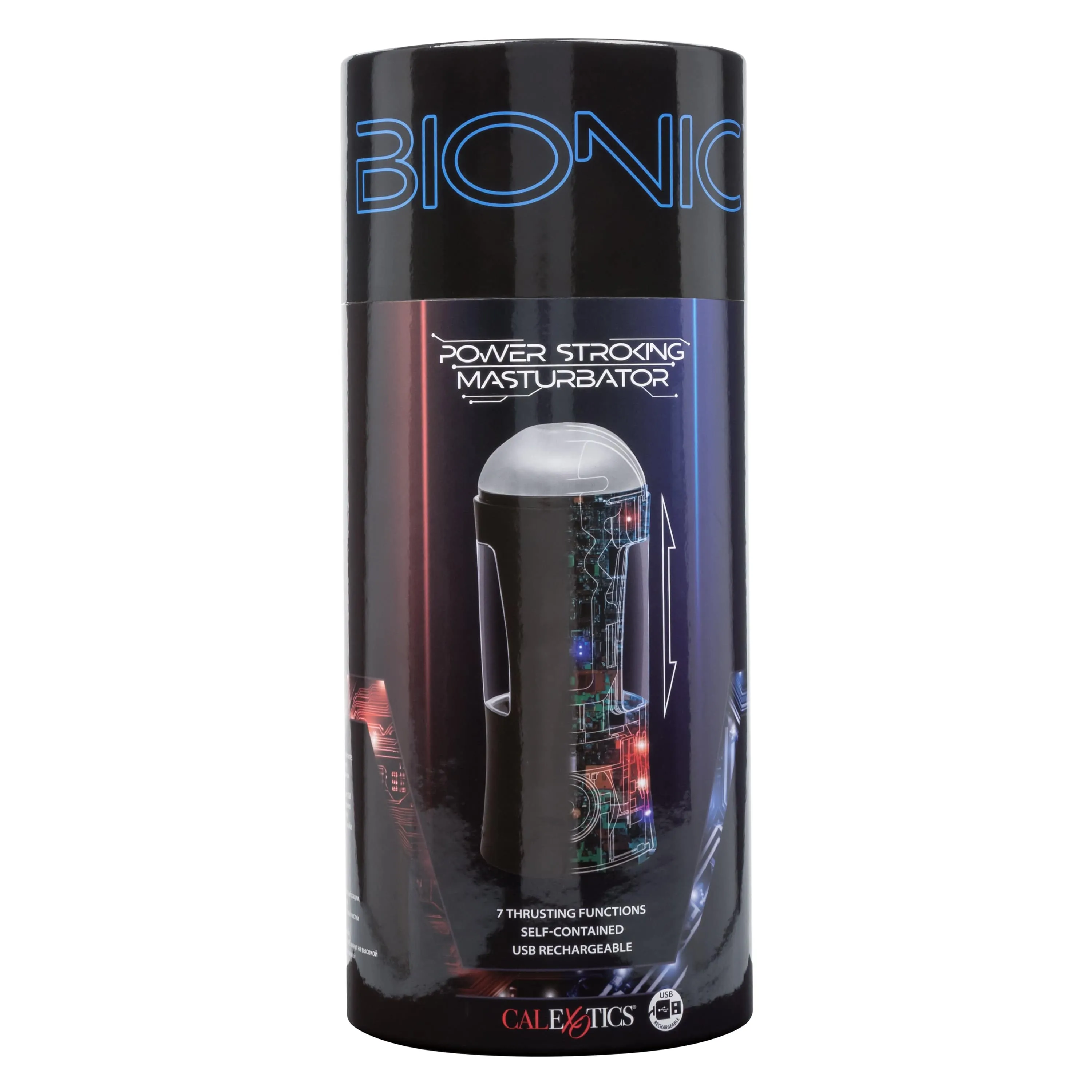 California Exotics - Bionic Power Stroking Masturbator (Black)