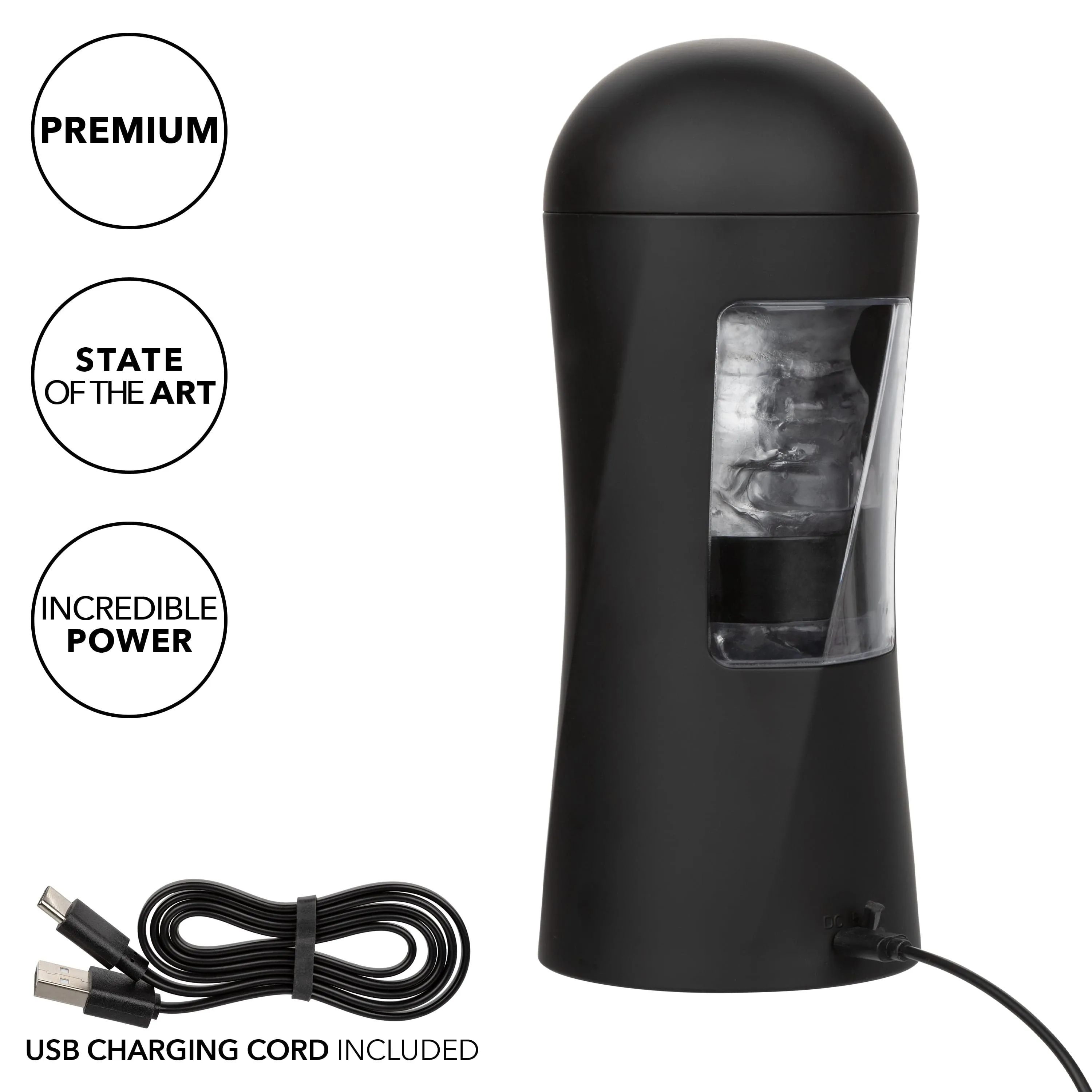 California Exotics - Bionic Power Stroking Masturbator (Black)