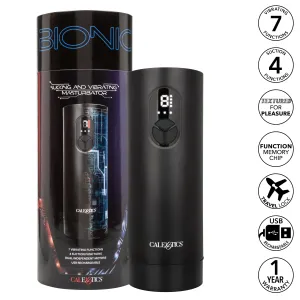 California Exotics - Bionic Sucking and Vibrating Masturbator (Black)