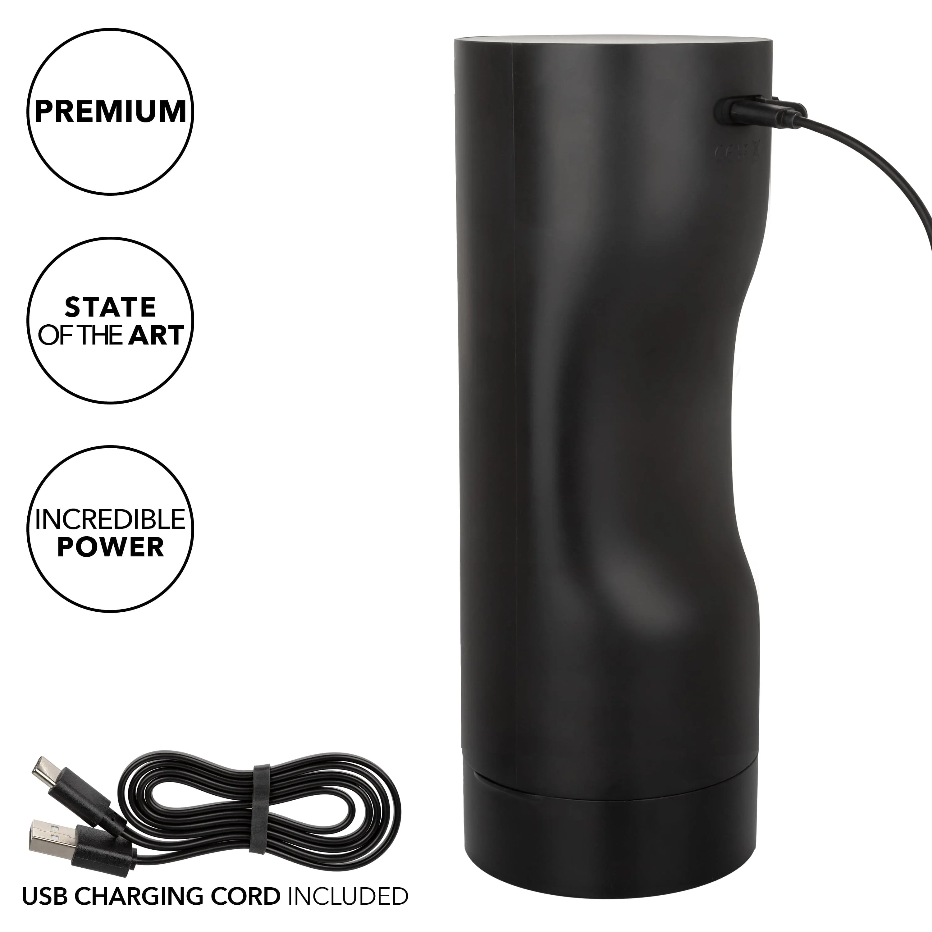 California Exotics - Bionic Sucking and Vibrating Masturbator (Black)