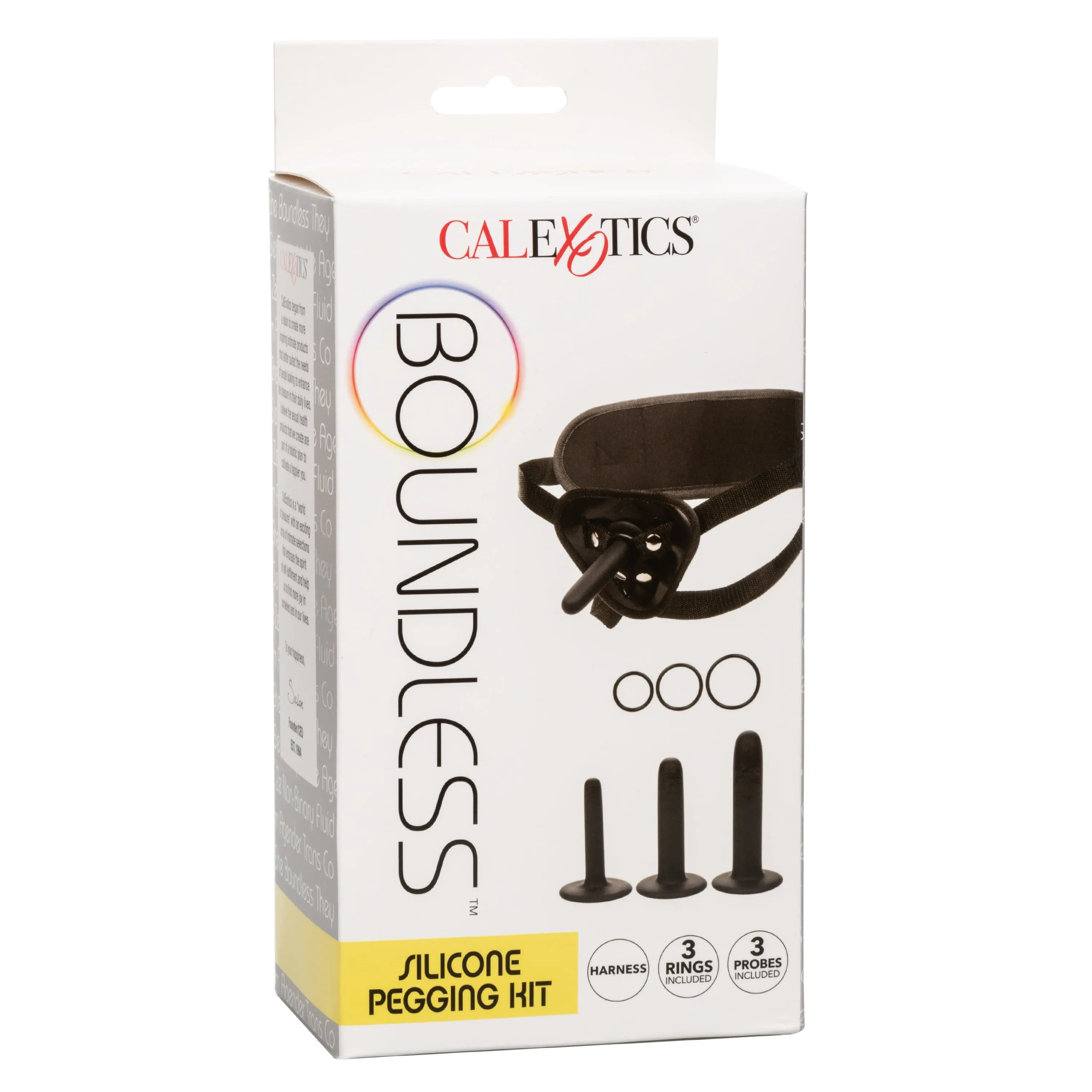 California Exotics - Boundless Silicone Pegging Kit Strap On (Black)
