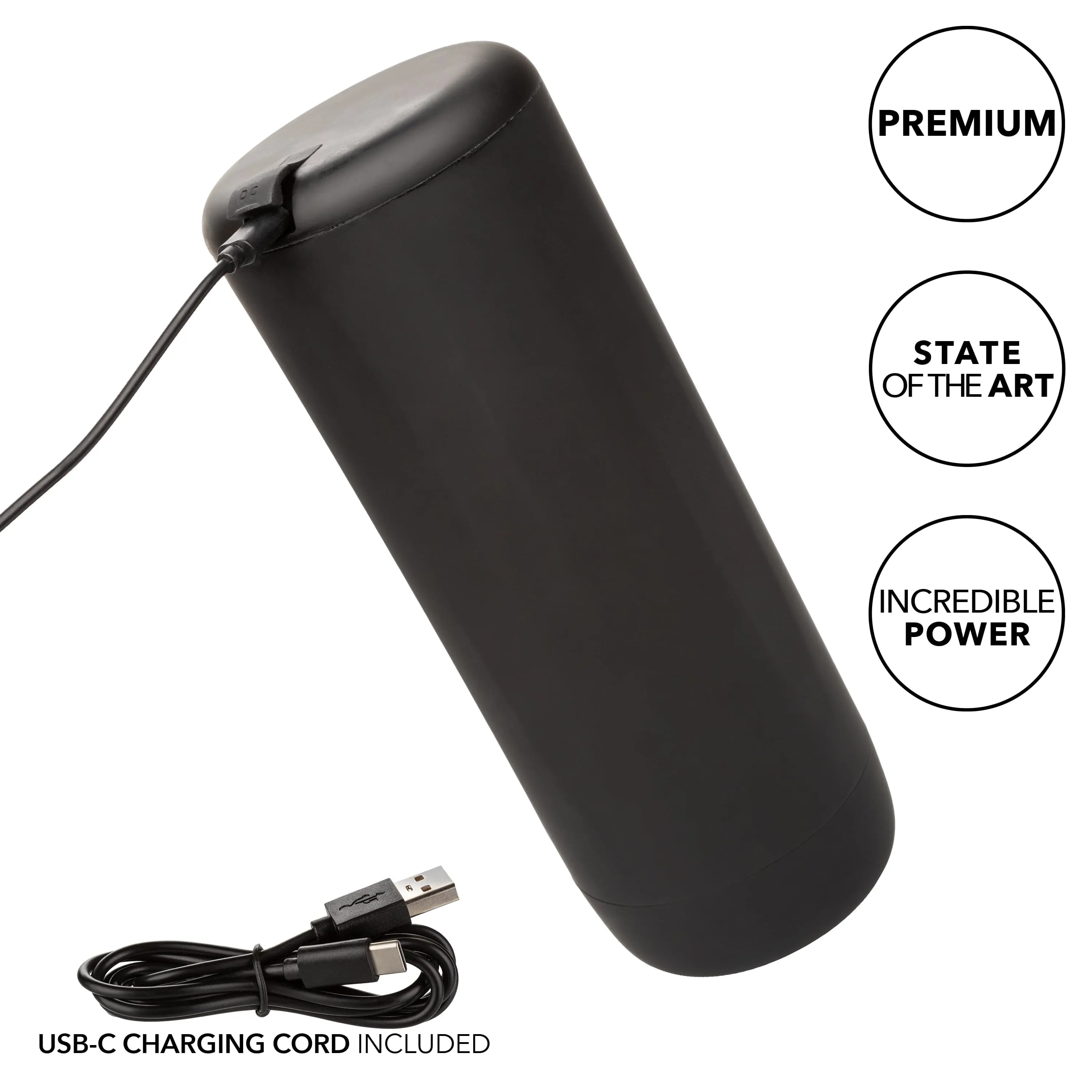 California Exotics - Optimum Power Vibrating and Thrusting Stroker Masturbator (Black)