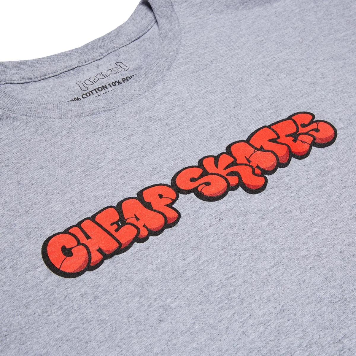 CCS Cheap Skates Tag T-Shirt - Grey/Red/Black