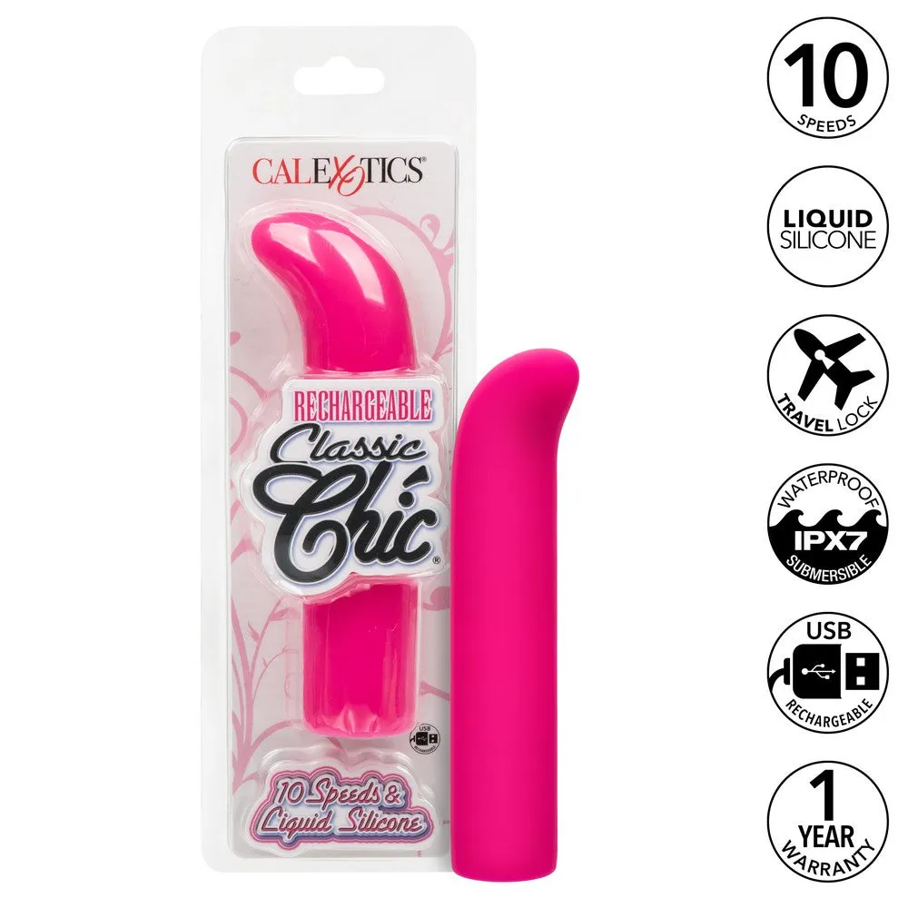 Classic Chic Mini G Rechargeable Vibrator 5 by Cal Exotics