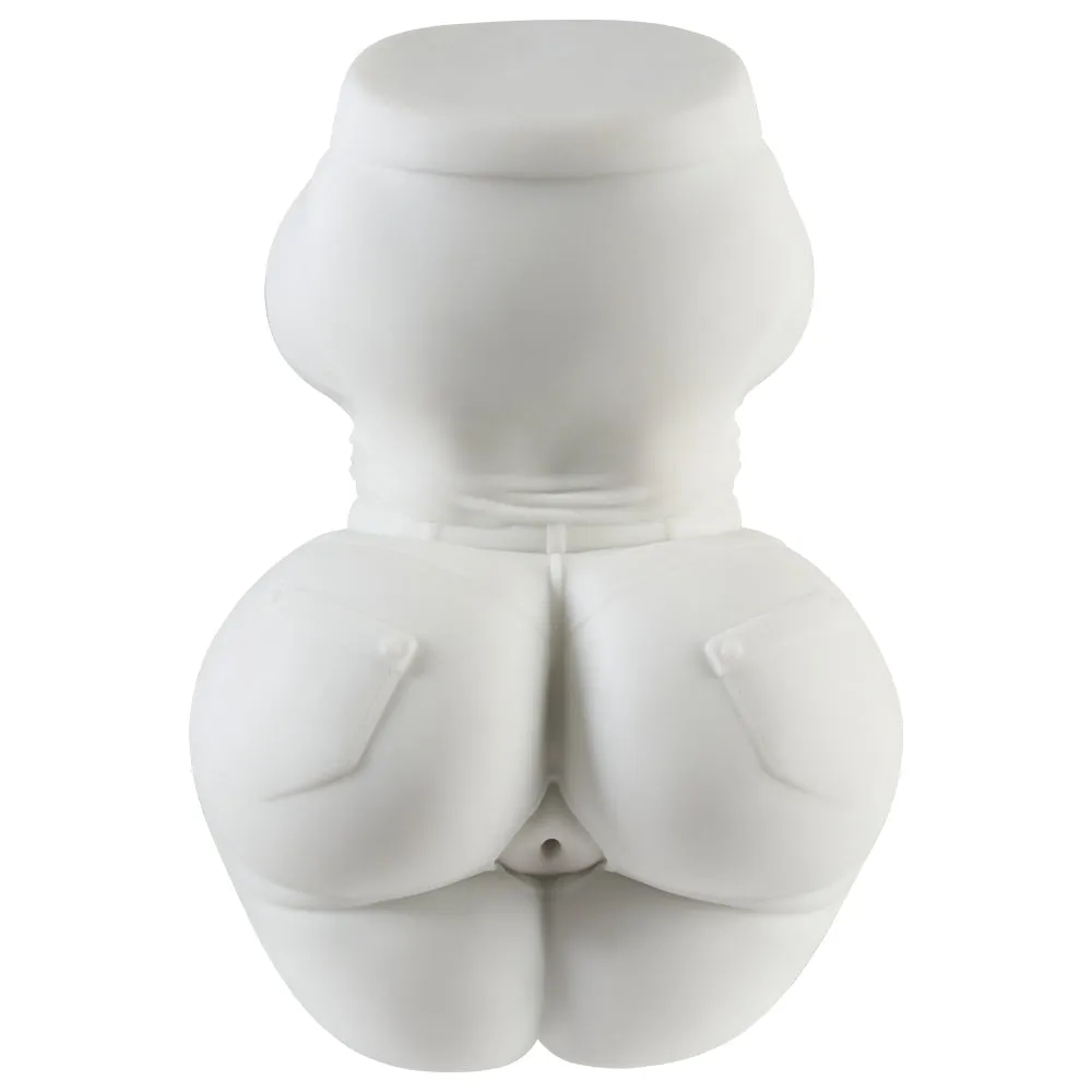 Denim Diva: Mini Sex Doll Torso Male Masturbator