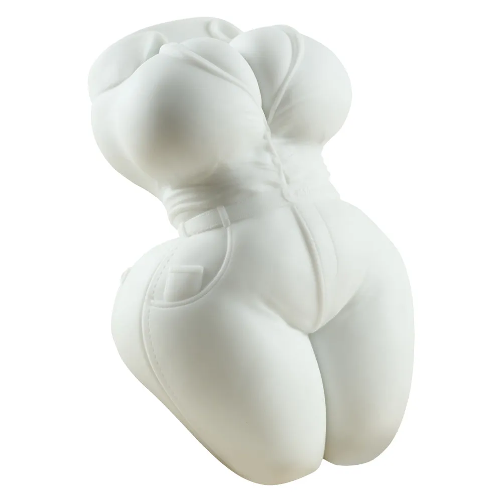 Denim Diva: Mini Sex Doll Torso Male Masturbator