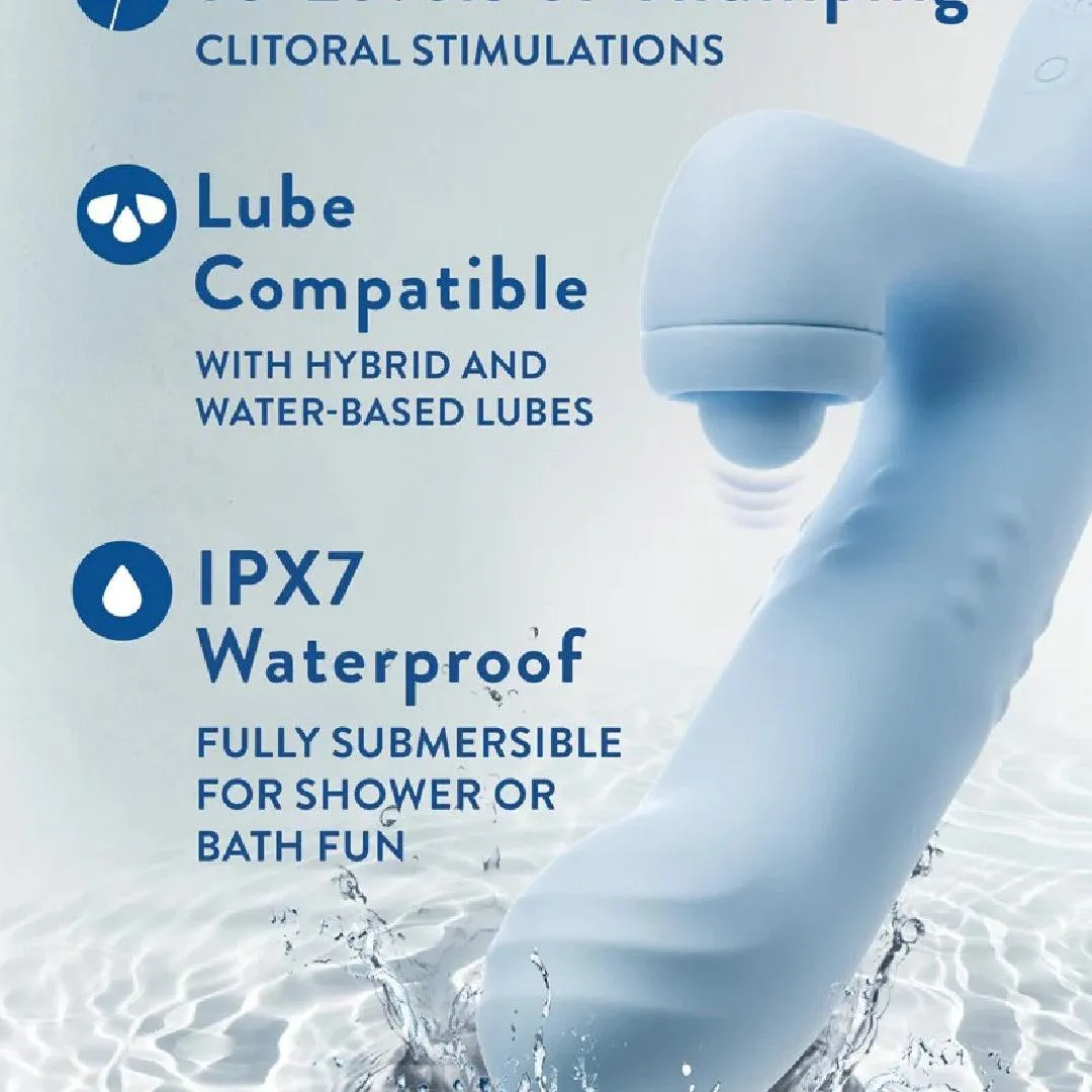 Devin Clit Thumping G-Spot Rabbit with Shaft Rotation