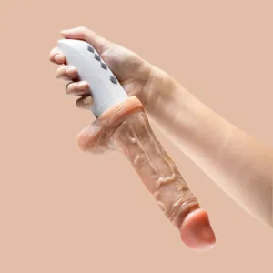 Dr. Hammer Thrusting Realistic 7 Inch Dildo With Handle and Mount