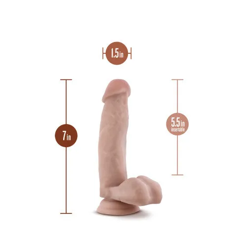 DR SKIN Dr Mark dildo with balls Beige 17.7 x 3.8 cm