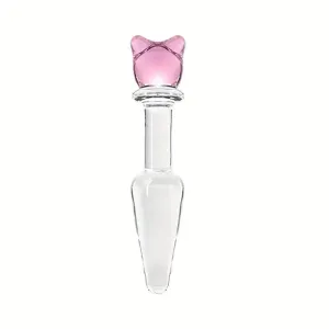 Elegant Glass Wand Massager Waterproof Reusable Anal Toy For Women