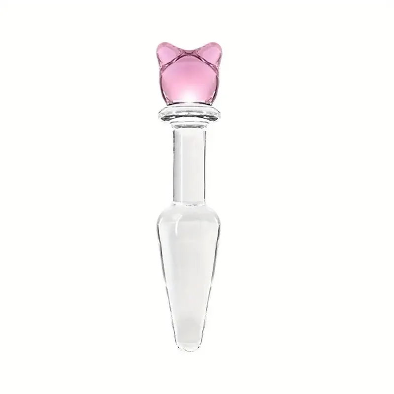 Elegant Glass Wand Massager Waterproof Reusable Anal Toy For Women