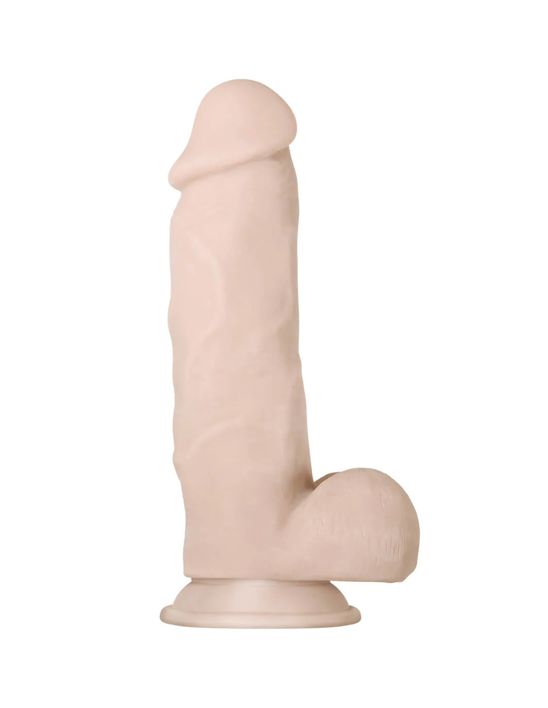 Evolved 8.5in Real Supple Poseable Girthy Silicone Dildo