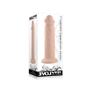 Evolved - Girthy Vibrating Realistic Dong 7