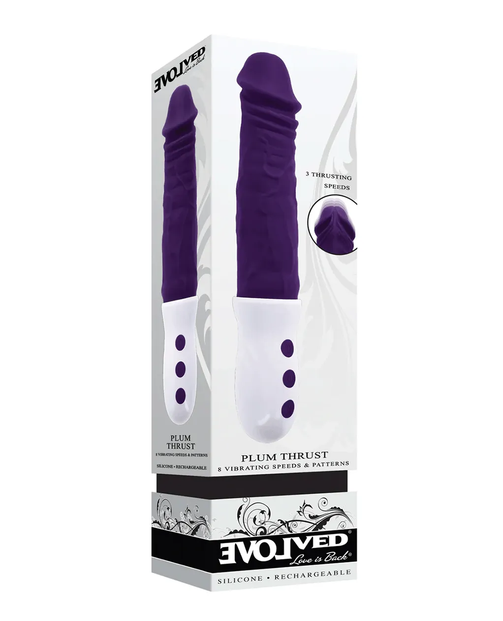 Evolved Plum Thrust Thrusting Vibrator