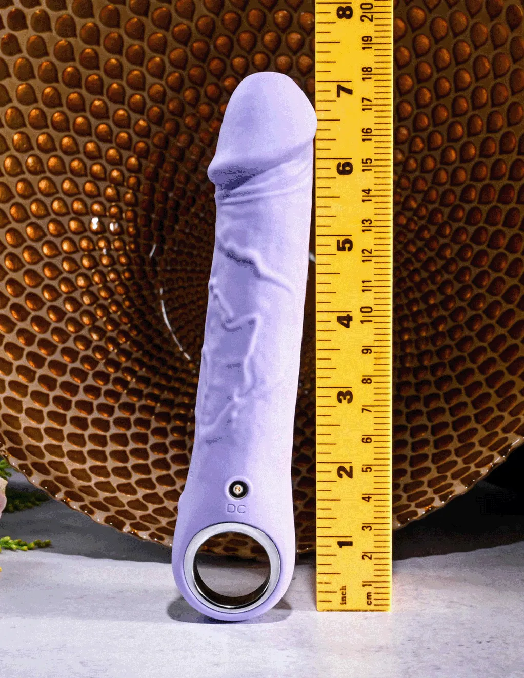 Evolved Purple Fantasy Realistic Vibrator