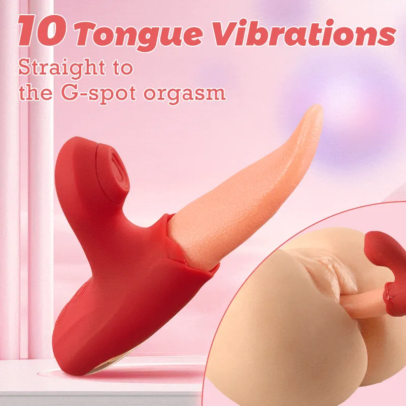 Ferne - Flapping Tongue Licking G Spot Clitoral Sucking Vibrator