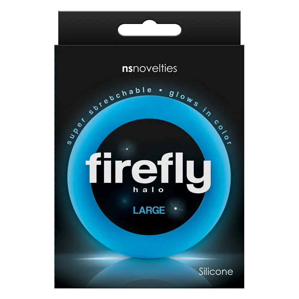 Firefly Halo Glow In The Dark Cock Ring - Large