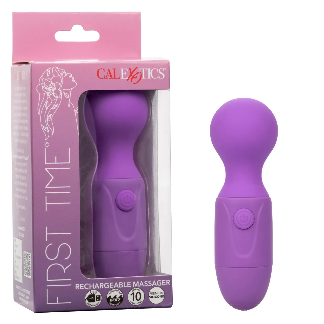First Time Rechargeable Purple Massager